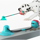 Brinquedo Pet De Cachorro Push Ball Mordedor Interativo Corda Com Bolinha Porta Petisco Ventosa Chão