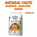 Ração Natural Taste Grain Free Frango 2k Super Premium sem corante, livre de grão, sem transgênicos