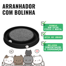 Arranhador para Gatos Redondo com Bolinha Interativo Relax Antiestresse Brinquedos para Gatos