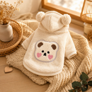 Roupa Moleton Ursinho Para Cachorro Roupinha Pet Inverno Frio