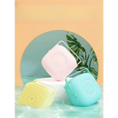 Escova Massageadora com Dispenser de Shampoo – Banho Fácil e Relaxante para Cachorros e Gatos