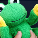 Brinquedo de Cachorro Grande Pelúcia Mordedor Pet com Apito Som Bordado Interativo