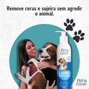 Kit Higiene Higienização 4 em 1: Limpa Lágrimas + Limpador Ouvidos + Patas + Banho a Seco Pet Clean