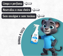 Kit Higiene Higienização 4 em 1: Limpa Lágrimas + Limpador Ouvidos + Patas + Banho a Seco Pet Clean