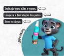 Kit Higiene Higienização 4 em 1: Limpa Lágrimas + Limpador Ouvidos + Patas + Banho a Seco Pet Clean